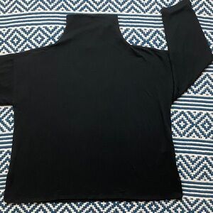 Black Turtleneck Long Sleeve Top